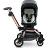 G5 Stroller, Rose Gold/Melange Grey - Single Strollers - 2