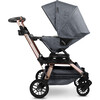 G5 Stroller, Rose Gold/Melange Grey - Single Strollers - 3