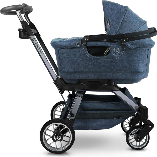 Stroll, Lounge & Ride Travel System, Titanium/Melange Navy - Travel Systems - 7