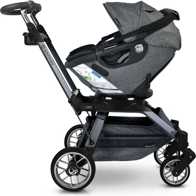 Stroll, Lounge & Ride Travel System, Titanium/Melange Grey - Travel Systems - 5