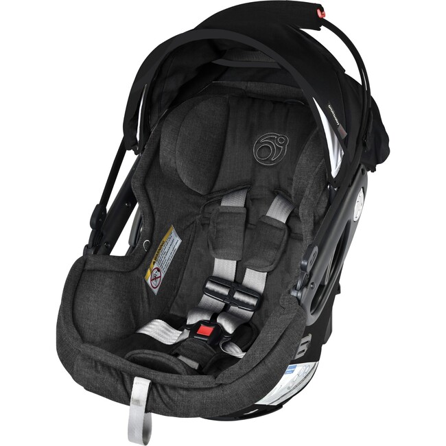 Stroll & Ride Travel System, Titanium/Black Merino - Travel Systems - 4