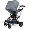 G5 Stroller, Rose Gold/Melange Grey - Single Strollers - 4