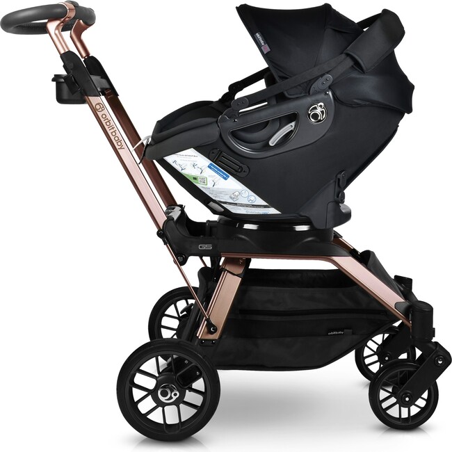 Stroll, Lounge & Ride Travel System, Rose Gold/Black - Travel Systems - 5