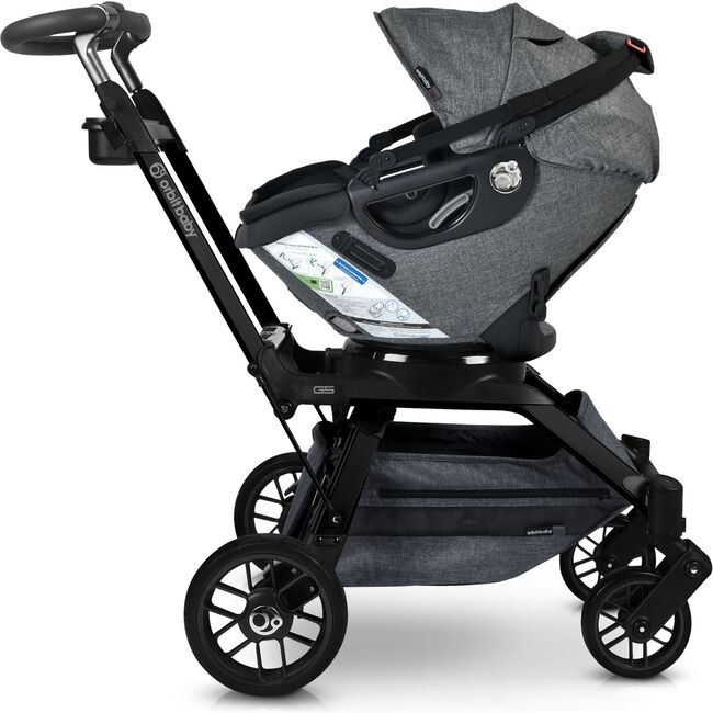 Stroll, Lounge & Ride Travel System, Black/Melange Grey - Travel Systems - 5