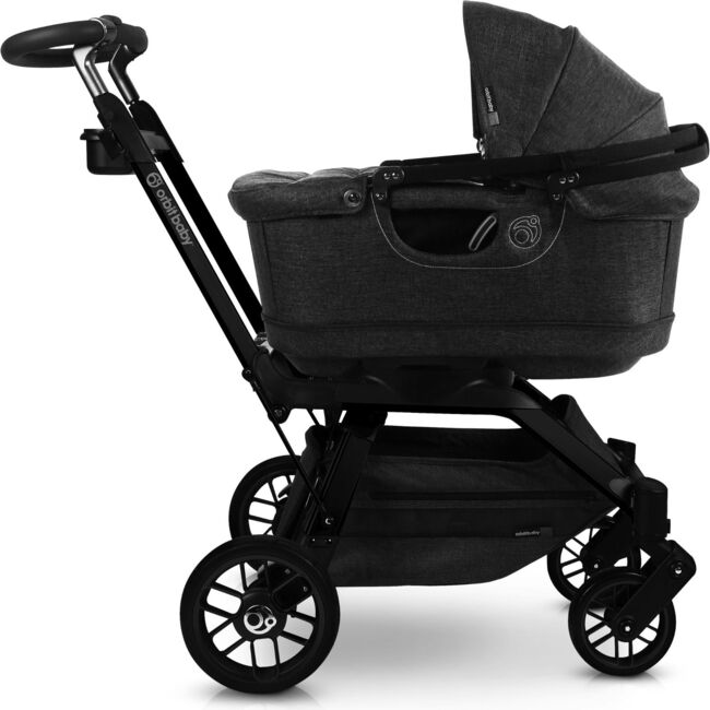 Stroll, Lounge & Ride Travel System, Black/Black Merino - Travel Systems - 7