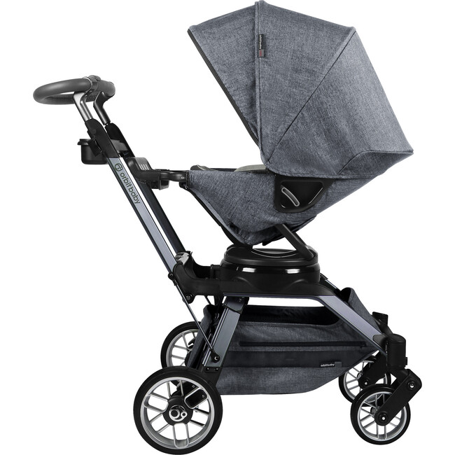 G5 Stroller, Titanium/Melange Grey - Single Strollers - 3