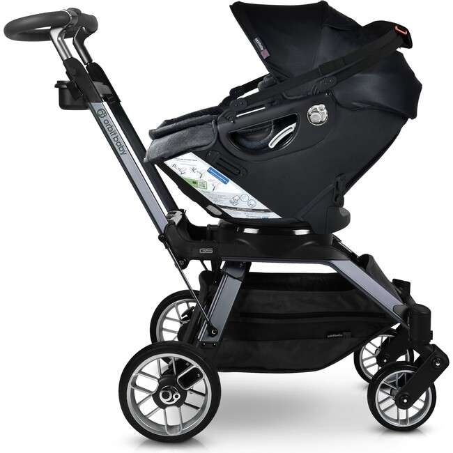 Stroll & Ride Travel System, Titanium/Black Merino - Travel Systems - 5