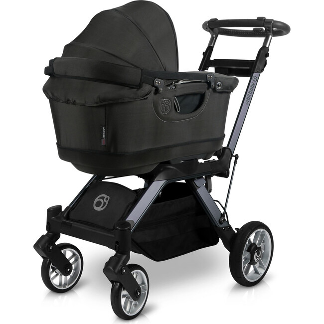 Stroll, Lounge & Ride Travel System, Titanium/Black Merino - Travel Systems - 7