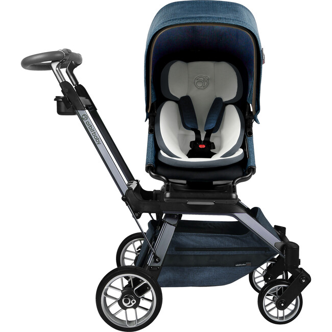 G5 Stroller, Titanium/Melange Navy - Single Strollers - 3
