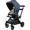 G5 Stroller, Black/Melange Navy - Single Strollers - 1 - thumbnail