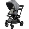 G5 Stroller, Black/Melange Grey - Single Strollers - 1 - thumbnail