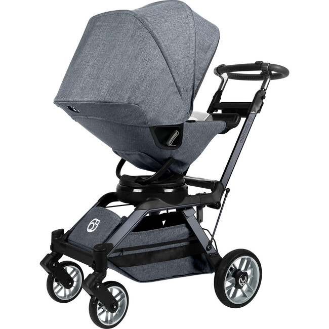 G5 Stroller, Titanium/Melange Grey - Single Strollers - 4