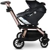 Stroll & Ride Travel System, Rose Gold/Black Merino - Travel Systems - 5