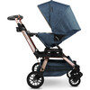 G5 Stroller, Rose Gold/Melange Navy - Single Strollers - 3