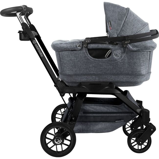 Stroll, Lounge & Ride Travel System, Black/Melange Grey - Travel Systems - 7