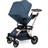 G5 Stroller, Rose Gold/Melange Navy - Single Strollers - 4