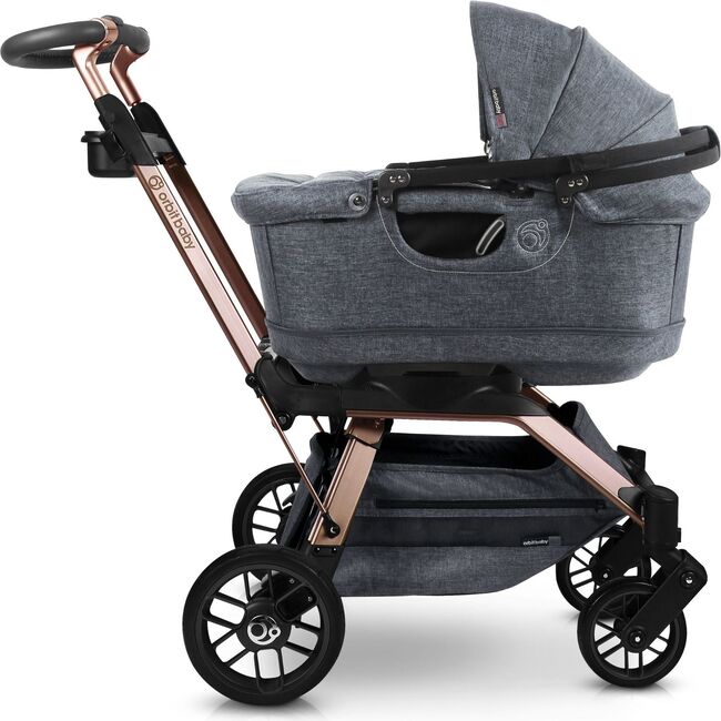 Stroll, Lounge & Ride Travel System, Rose Gold/Melange Grey - Travel Systems - 7