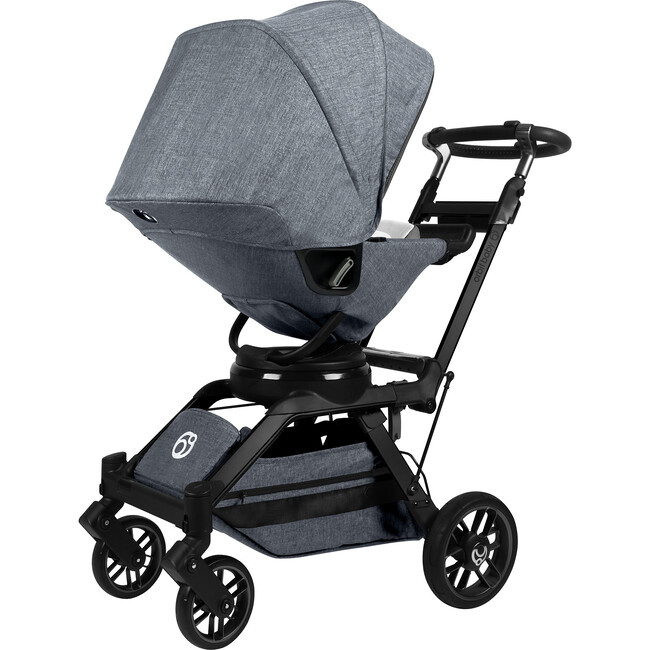G5 Stroller, Black/Melange Grey - Single Strollers - 4