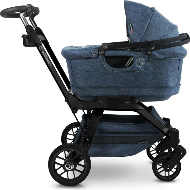 Stroll, Lounge & Ride Travel System, Black/Melange Navy - Travel Systems - 7