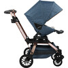 G5 Stroller, Rose Gold/Melange Navy - Single Strollers - 5