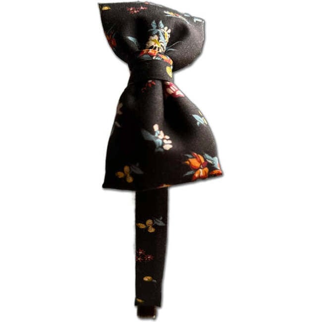 LuluLuvs Liberty of London Bow Headband, Brown Floral - Headbands - 3