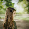 LuluLuvs Liberty of London Bow Headband, Black/Pink Floral - Headbands - 2 - thumbnail
