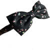 LuluLuvs Liberty of London Bow Headband, Black/Pink Floral - Headbands - 5 - thumbnail