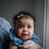 LuluLuvs Itty Bitty Bow Baby Headbands, Blush/Olive/Burgundy Florals Bundle Set - Bows - 3