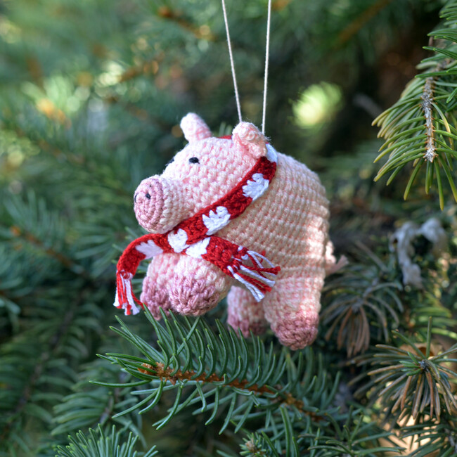 Crochet Pig Ornaments - Ornaments - 3