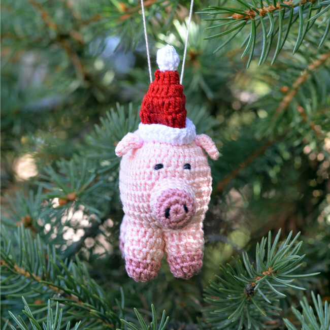 Crochet Pig Ornaments - Ornaments - 5