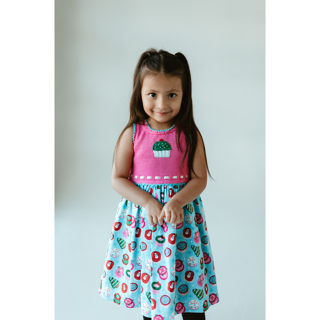 Holiday Sweets Dress, Blue