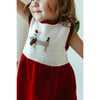 Holiday Dog Dress, Cream - Dresses - 2 - thumbnail