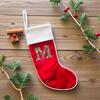 Liberty of London Children's Personalised Christmas Stocking, Red - Stockings - 2
