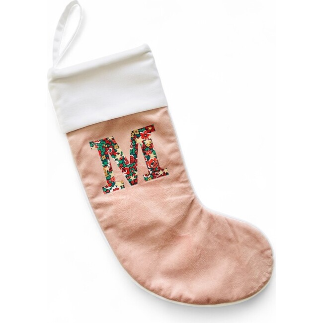 Liberty of London Children's Personalised Christmas Stocking, Pink