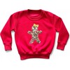 Liberty of London Children's Christmas Gingerbread Jumper, Red - Sweatshirts - 1 - thumbnail
