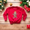 Liberty of London Children's Christmas Gingerbread Jumper, Red - Sweatshirts - 2