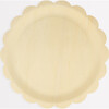 Wooden Scalloped Large Plates - Party - 1 - thumbnail
