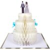 Wedding Cake Honeycomb Card - Party - 1 - thumbnail