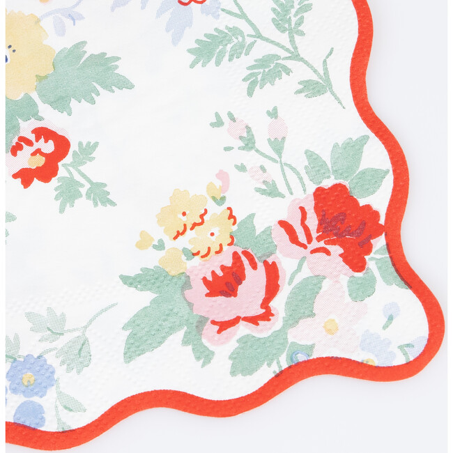 Vintage Floral Small Napkins - Party - 3