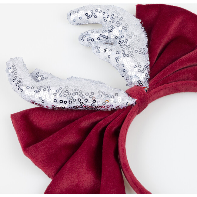 Velvet Bow Antlers - Costume Accessories - 3