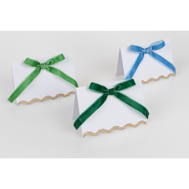 Velvet Bow Place Cards - Party - 4
