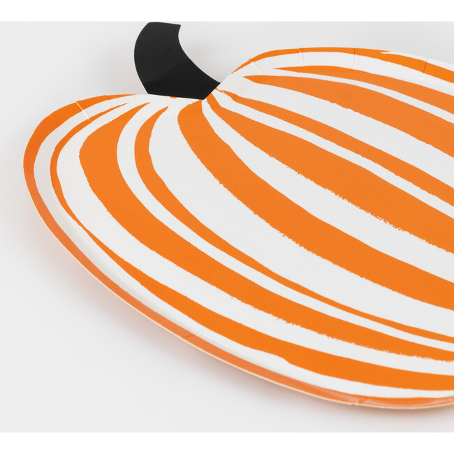 Stripe Pumpkin Plates - Party - 3