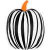 Stripe Pumpkin Plates - Party - 4