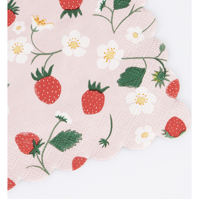 Strawberry Pattern Small Napkins