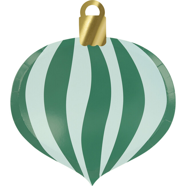 Striped Ornament Plates - Party - 4