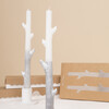 Silver Dipped Stick Candles - Candles - 1 - thumbnail