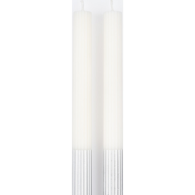 Silver Dipped Table Candles - Candles - 3