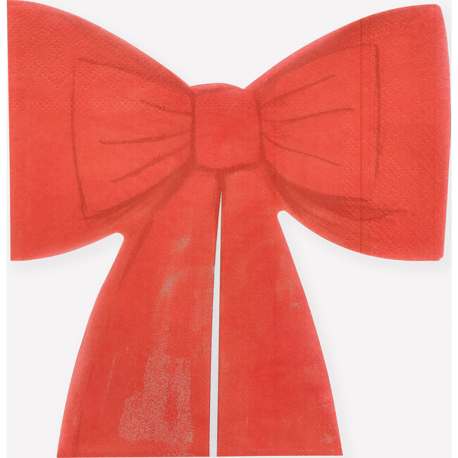 Red Bow Napkins
