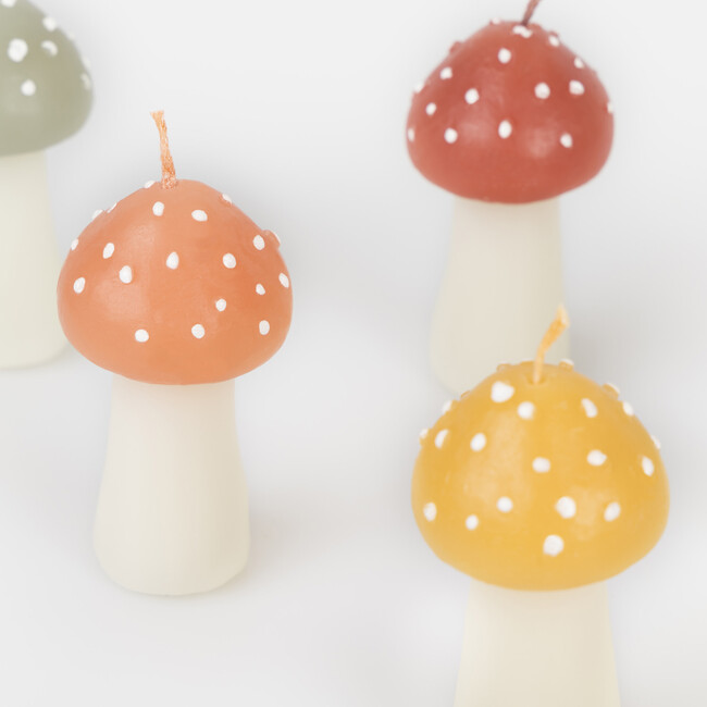 Rustic Mini Mushroom Candles - Candles - 4