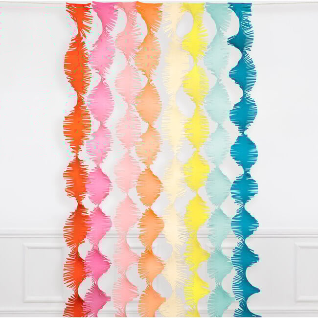 Rainbow Twisty Fringe Backdrop - Party - 3